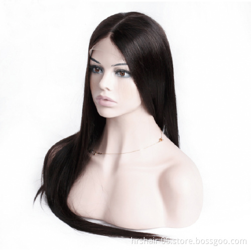 Wholesale Indian human hair lace front wig with baby hair